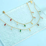 Rainbow Kette - đ| PervonĂ© Schmuck- Farbenfroh und