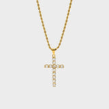Statement Kreuz Kette - Gold - auffällig & schön | Pervoné 🌊