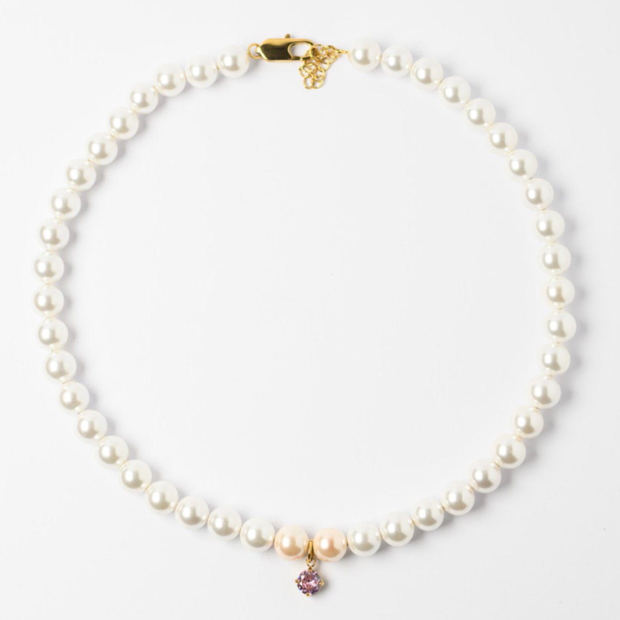 Rose Sunset Perlen Kette - Pervoné Schmuck - Schmuck Abo