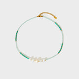 Green Pearl Kette