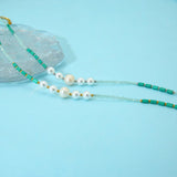 Green Pearl Kette
