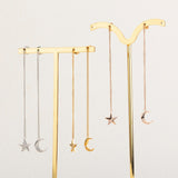 Sparkle Mond & Sterne Ohrringe