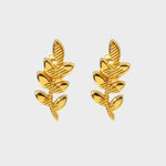 Laurel Ohrringe Gold - Pervoné Schmuck 🌊