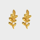 Laurel Ohrringe Gold - Pervoné Schmuck 🌊