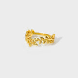 Laurel Ring Gold - Pervoné Schmuck 🌊